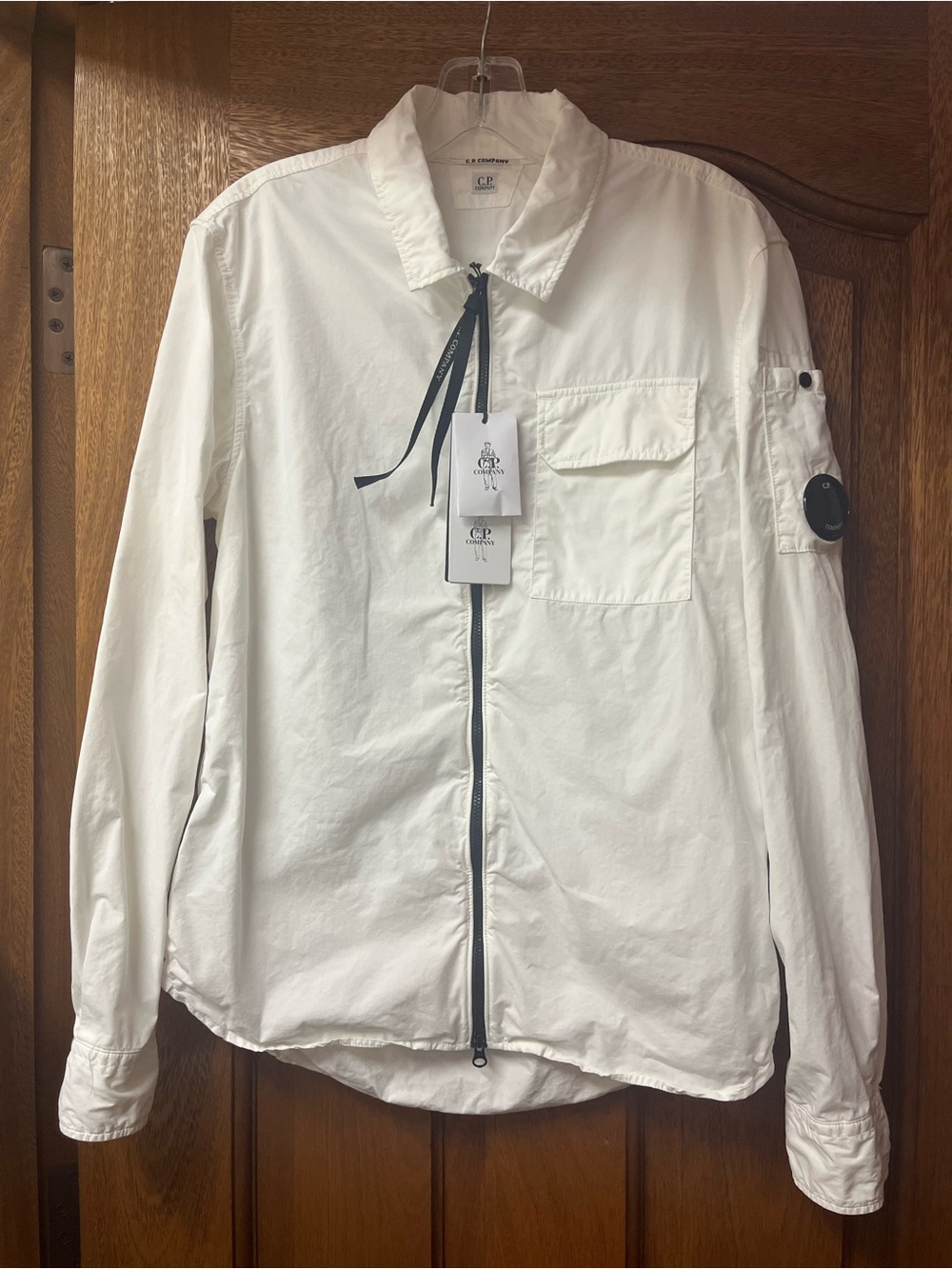 NWT C.P. Company Gabardine Cotton Zip-up Overshirt Men's S